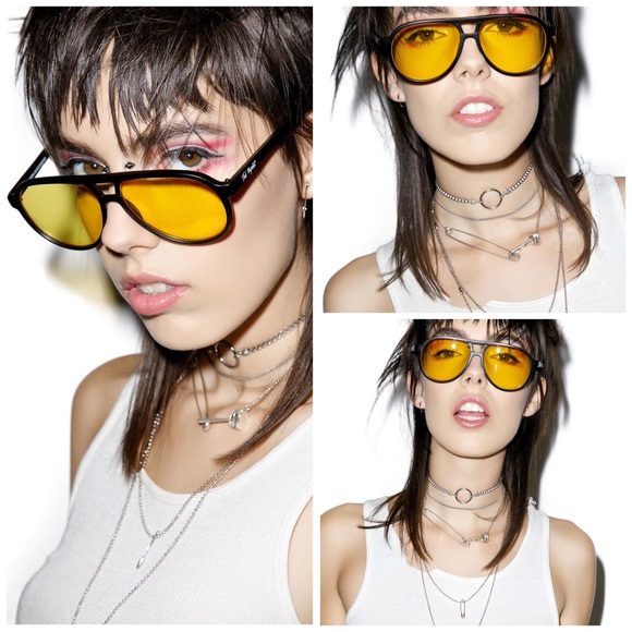 Retro High Contrast Aviators - Picture 2 of 8